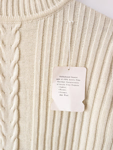 Pullover 70s Rollkragen Creme 79,- DM (S)