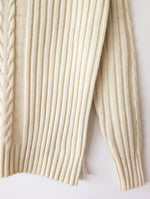 Lade das Bild in den Galerie-Viewer, Pullover 70s Rollkragen Creme 79,- DM (S)
