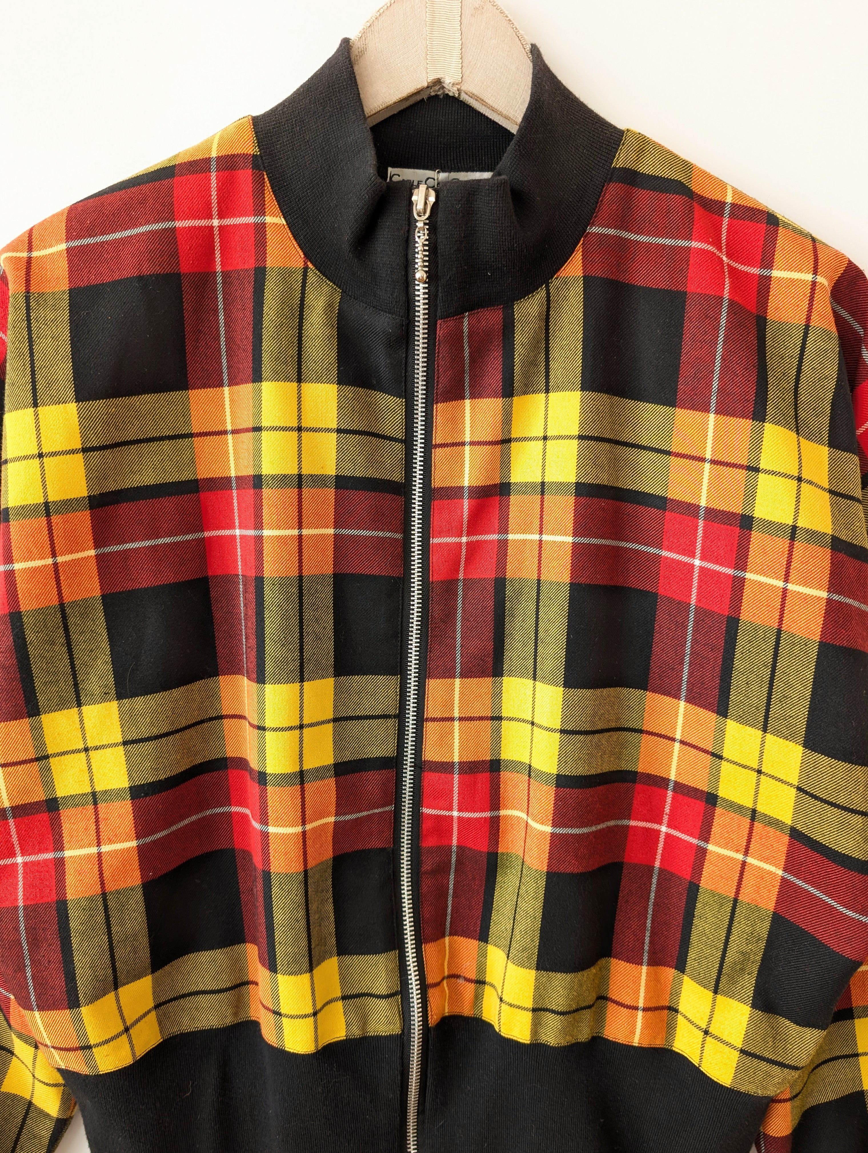 Blouson Cropped Bomber 80s Karo (M-L)