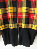 Lade das Bild in den Galerie-Viewer, Blouson Cropped Bomber 80s Karo (M-L)
