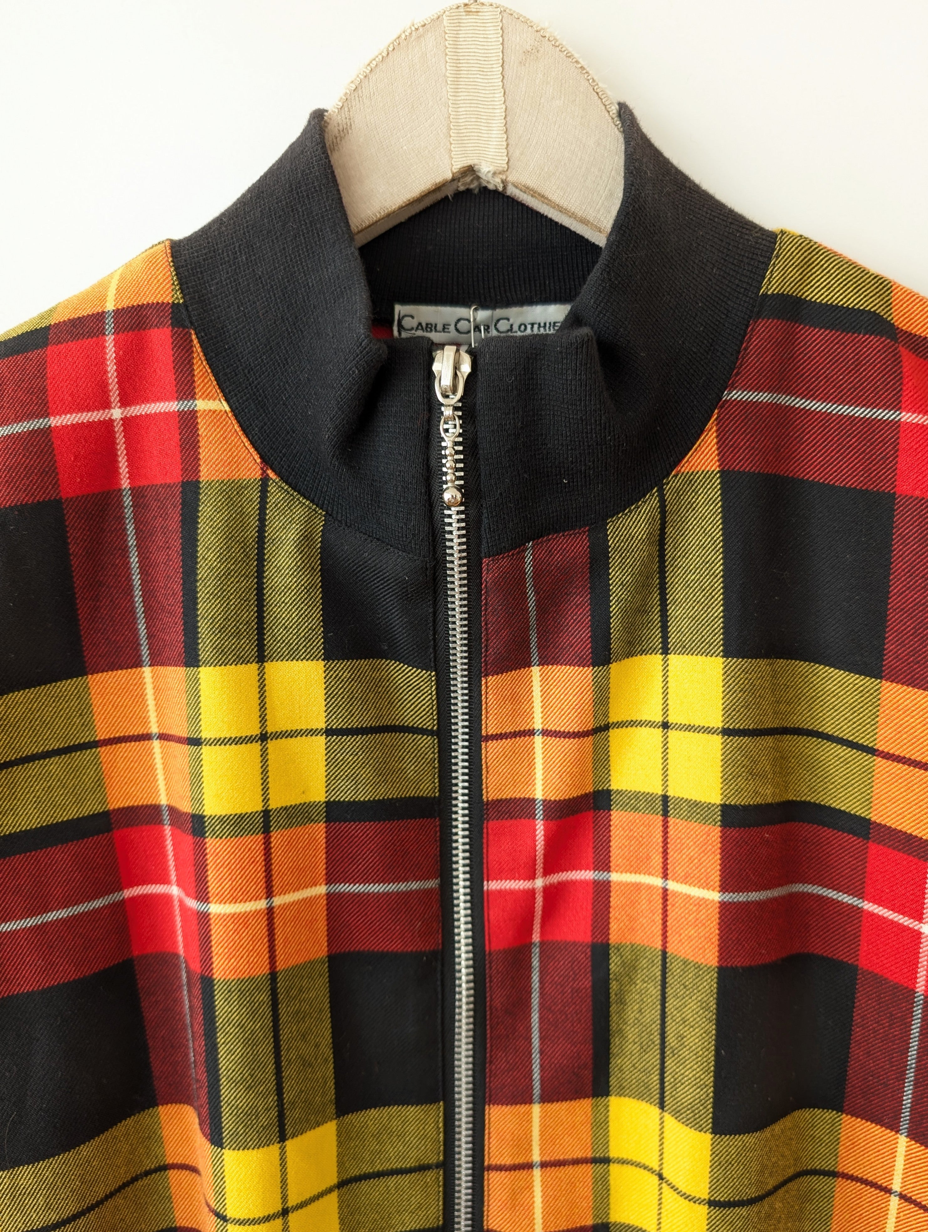 Blouson Cropped Bomber 80s Karo (M-L)