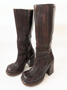 SUPER RARE Buffalo Boots 90s Rave Plateau (37)