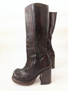 SUPER RARE Buffalo Boots 90s Rave Plateau (37)