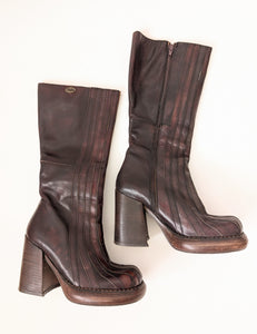 SUPER RARE Buffalo Boots 90s Rave Plateau (37)