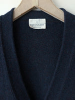 Lade das Bild in den Galerie-Viewer, *Trussardi* Cardigan Wolle Basic Marine (L)
