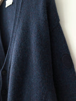 Lade das Bild in den Galerie-Viewer, *Trussardi* Cardigan Wolle Basic Marine (L)
