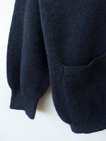 Lade das Bild in den Galerie-Viewer, *Trussardi* Cardigan Wolle Basic Marine (L)
