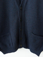 Lade das Bild in den Galerie-Viewer, *Trussardi* Cardigan Wolle Basic Marine (L)
