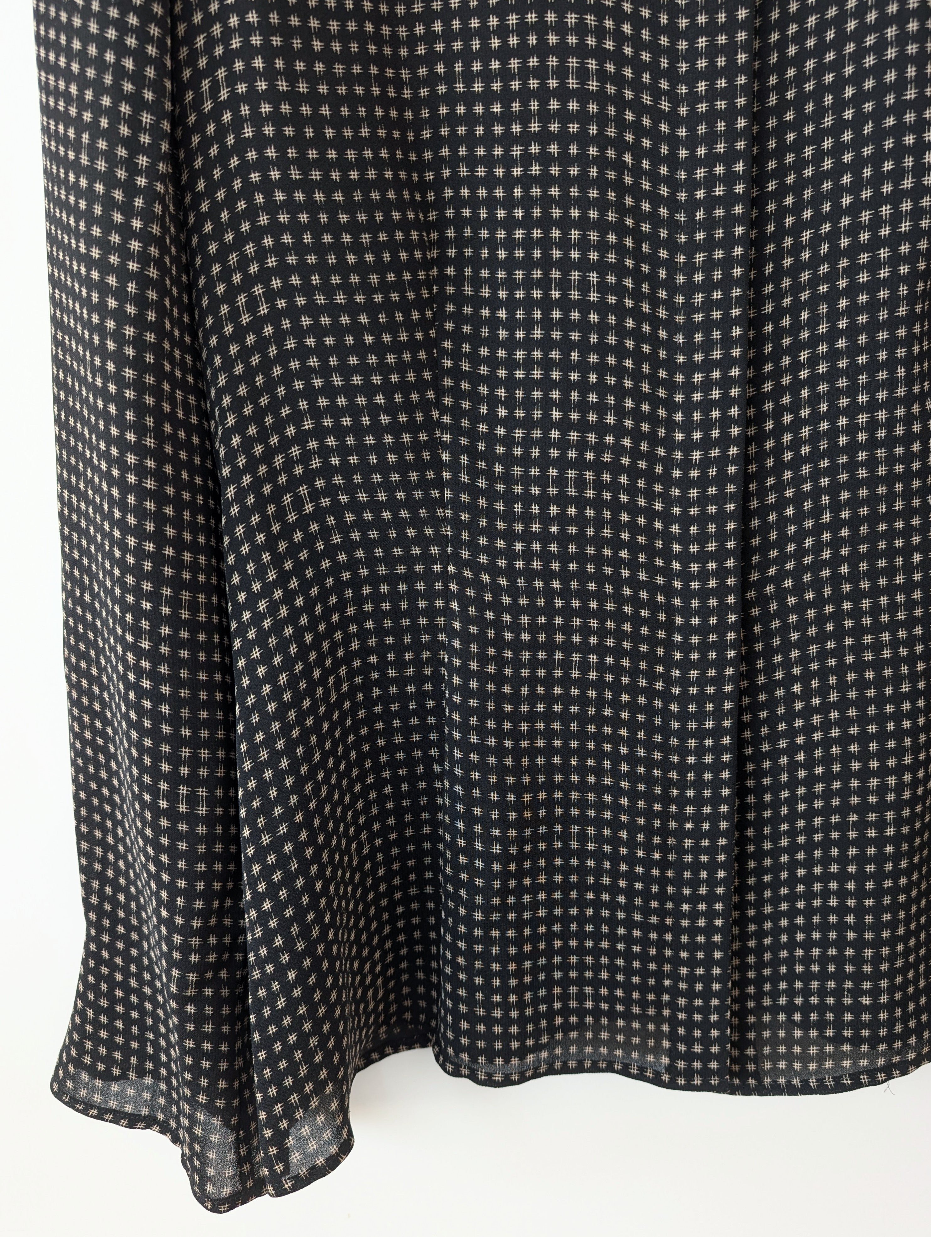 *Cerruti* Bluse 100% Seide Galaxy (L)