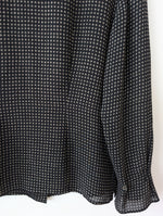 Lade das Bild in den Galerie-Viewer, *Cerruti* Bluse 100% Seide Galaxy (L)
