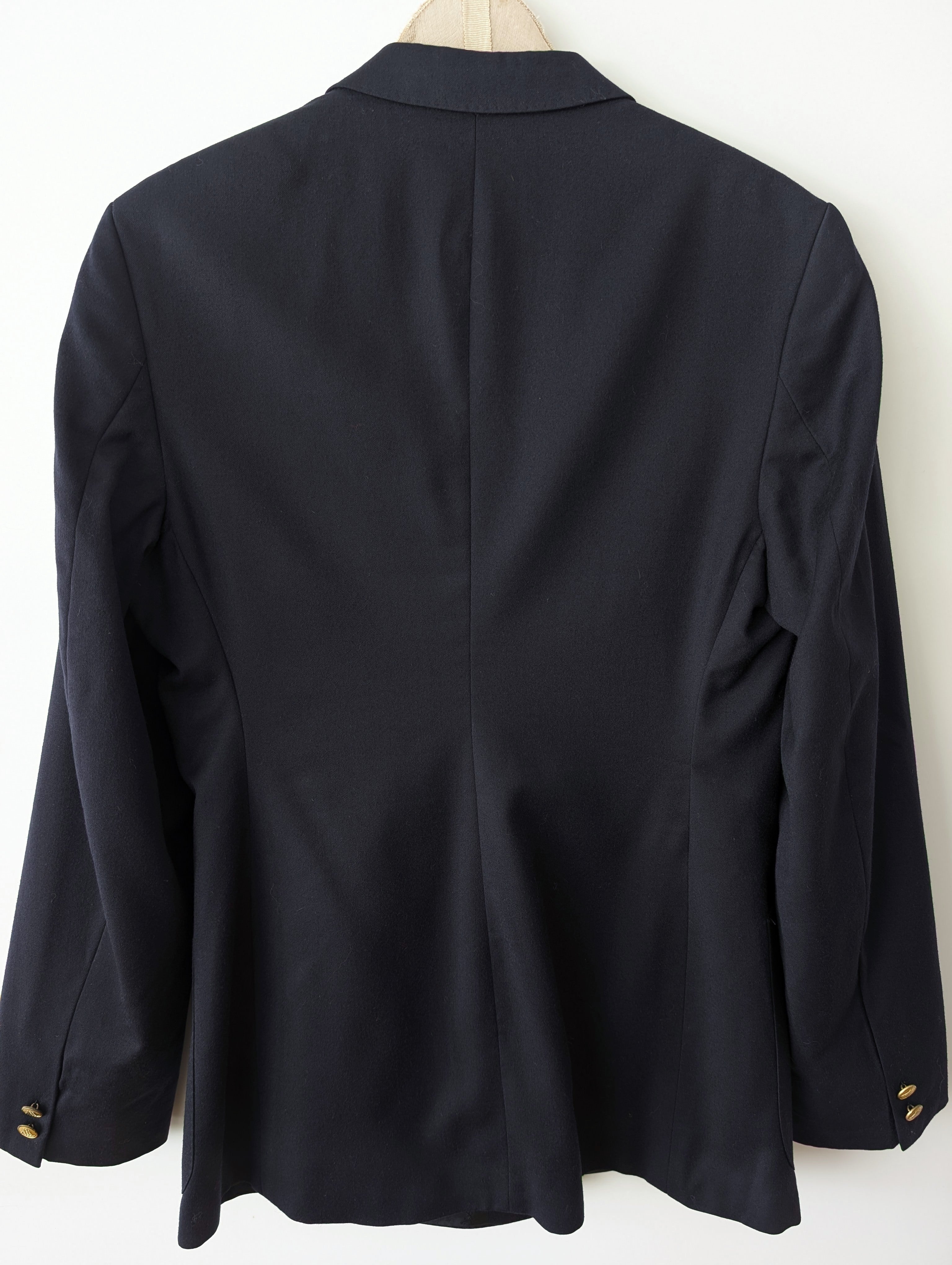 *Yves Saint Laurent* Blazer Sakko 80s Marine Zweireiher (M-L)