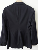 Lade das Bild in den Galerie-Viewer, *Yves Saint Laurent* Blazer Sakko 80s Marine Zweireiher (M-L)
