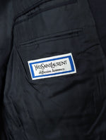 Lade das Bild in den Galerie-Viewer, *Yves Saint Laurent* Blazer Sakko 80s Marine Zweireiher (M-L)
