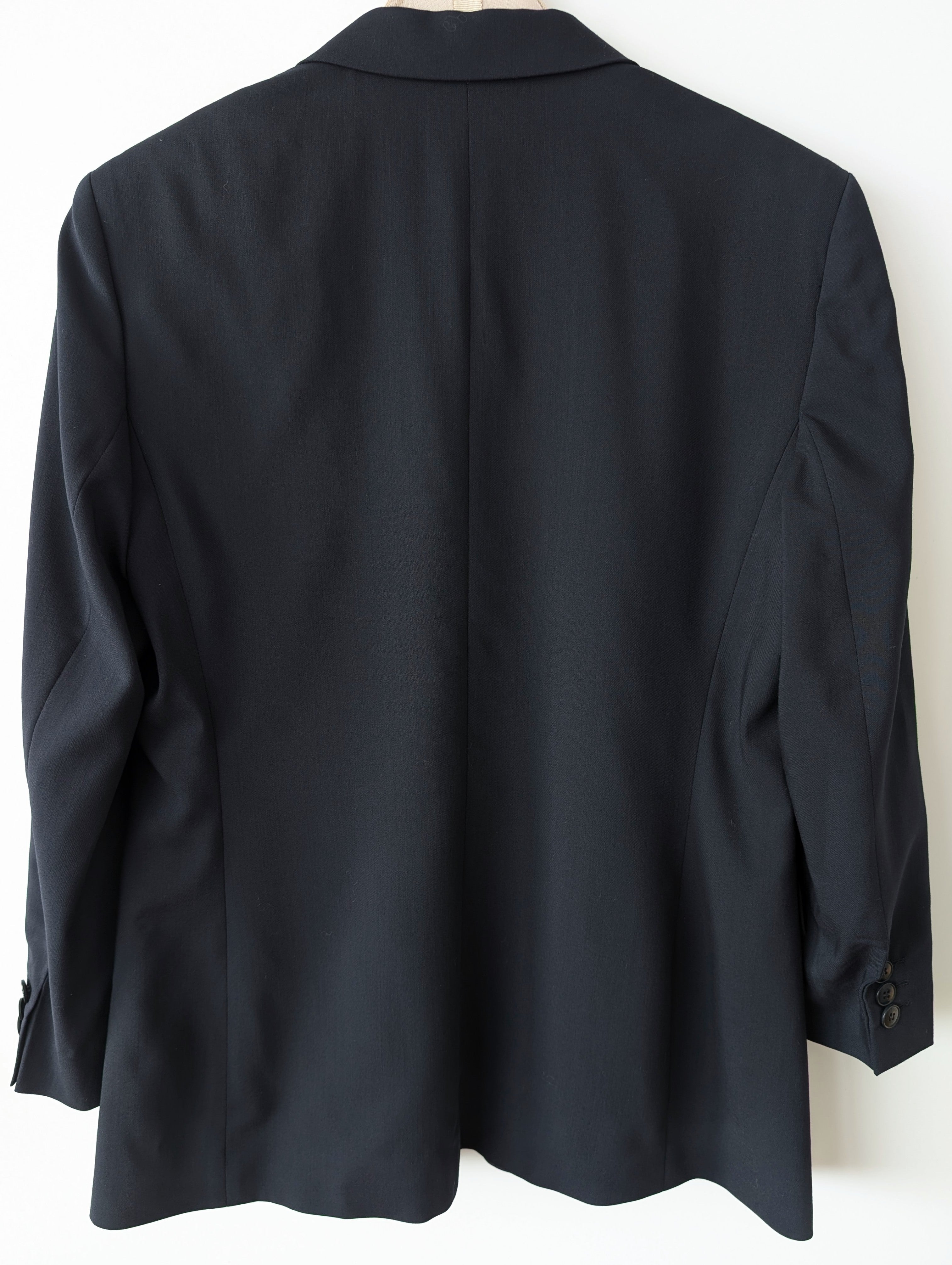*Cerruti* Blazer 90s Wolle Nachtblau Klassik (L)