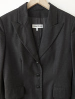 Lade das Bild in den Galerie-Viewer, *Cerruti* Blazer 90s Wolle Mausgrau (L)

