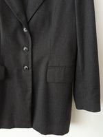Lade das Bild in den Galerie-Viewer, *Cerruti* Blazer 90s Wolle Mausgrau (L)
