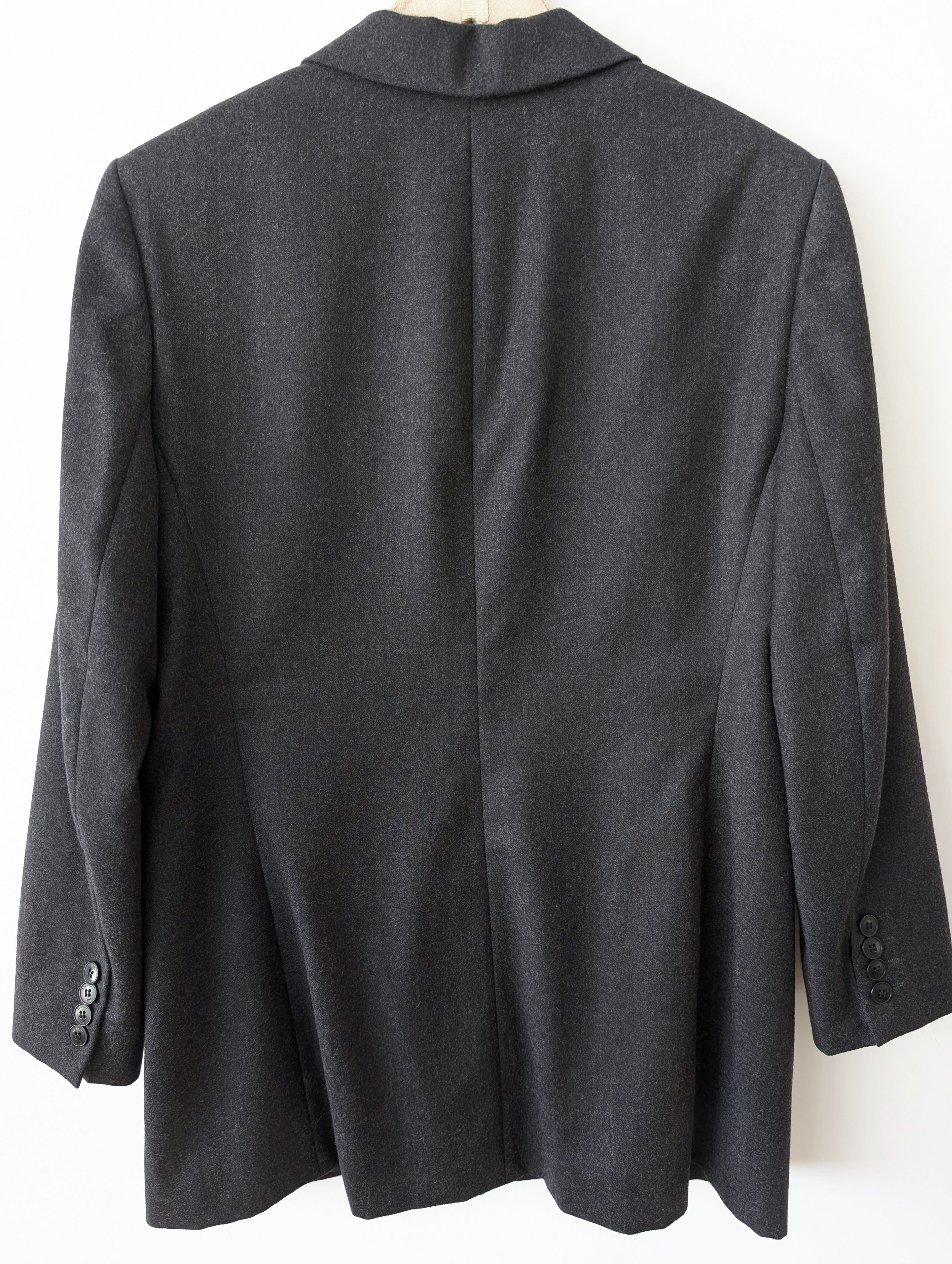 *Cerruti* Blazer 90s Wolle Mausgrau (L)