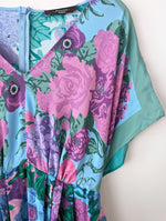 Lade das Bild in den Galerie-Viewer, *Max Mara* Kleid Seide Bohemian Floral Print (M-L)
