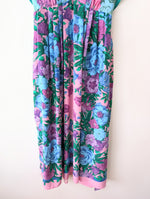 Lade das Bild in den Galerie-Viewer, *Max Mara* Kleid Seide Bohemian Floral Print (M-L)
