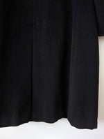 Lade das Bild in den Galerie-Viewer, *Max Mara* Mantel Wolle 80s Schwarz (L)
