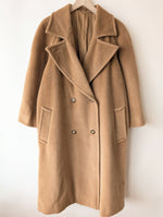 Lade das Bild in den Galerie-Viewer, *Max Mara* Mantel Wolle 80s Camel (XL)
