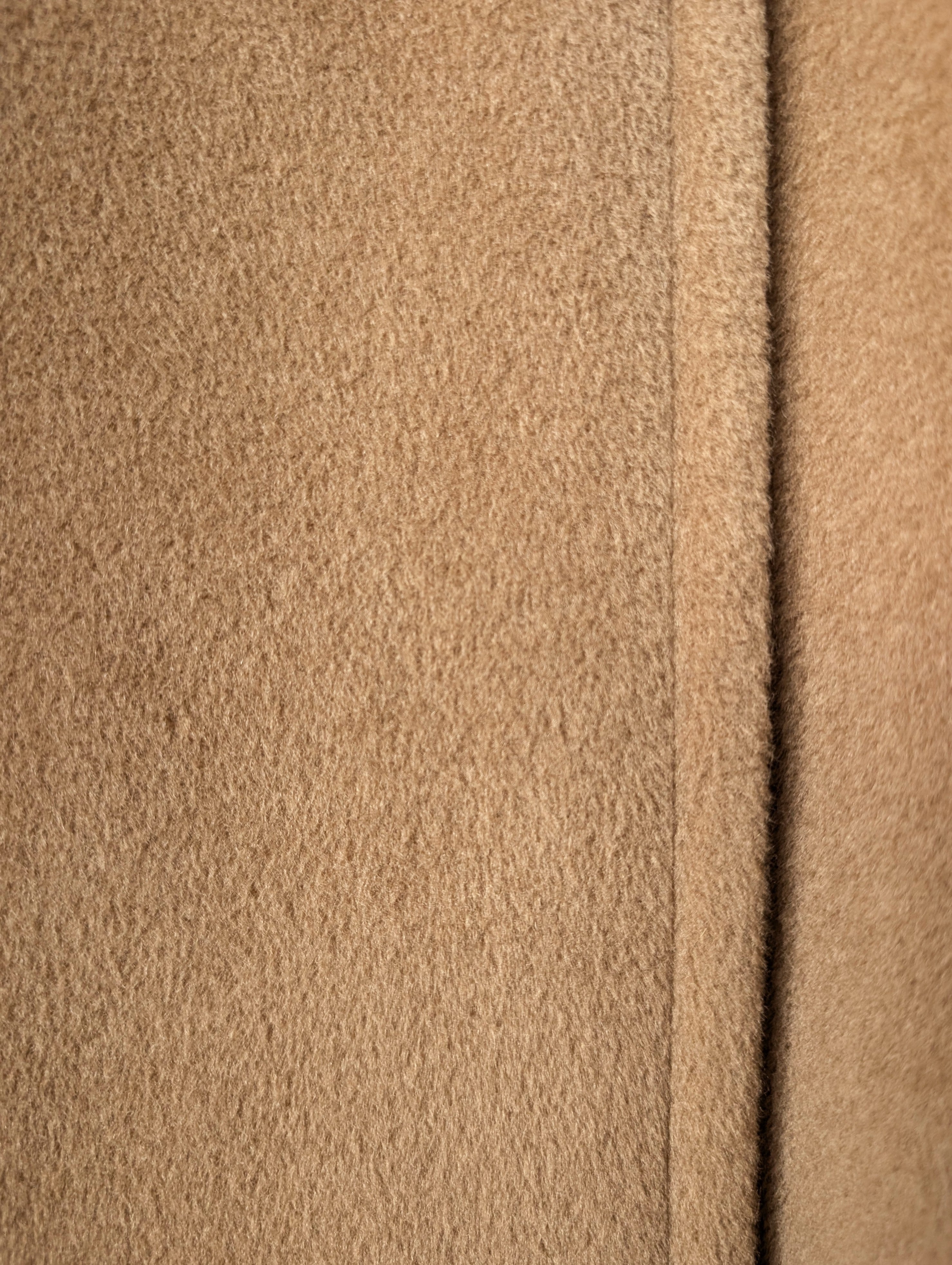 *Max Mara* Mantel Wolle 80s Camel (XL)