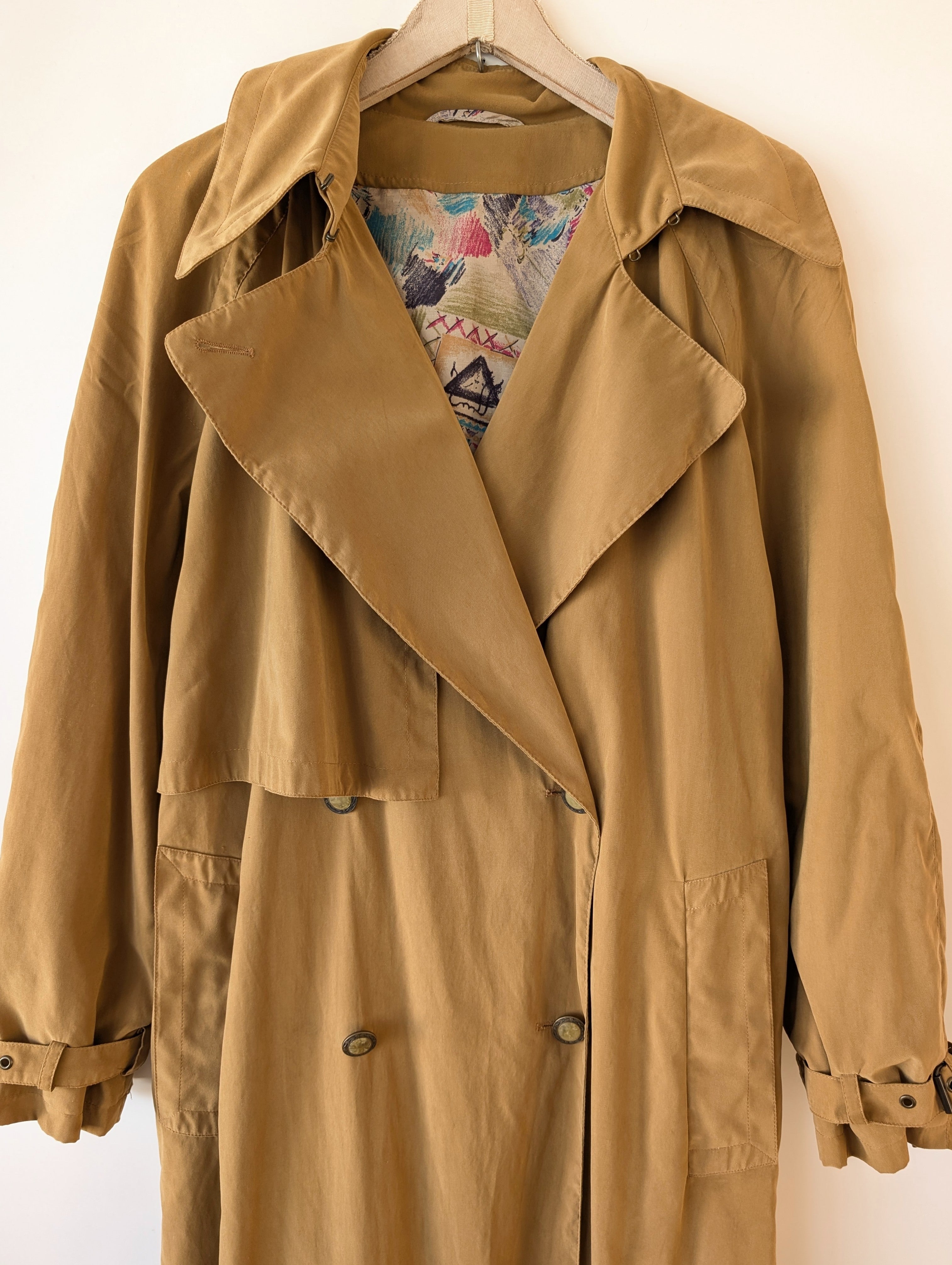 *Toni Gard* Trenchcoat 80s Senf (M-XL)