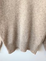 Lade das Bild in den Galerie-Viewer, *Wolle* Pullover Premium Basic Beige (L)
