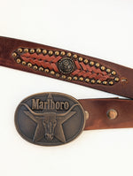 Lade das Bild in den Galerie-Viewer, *Marlboro* Gürtel 1987 Western Leder (110-130)
