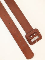 Lade das Bild in den Galerie-Viewer, Leder Gürtel 70s Statement Braun (80-110)
