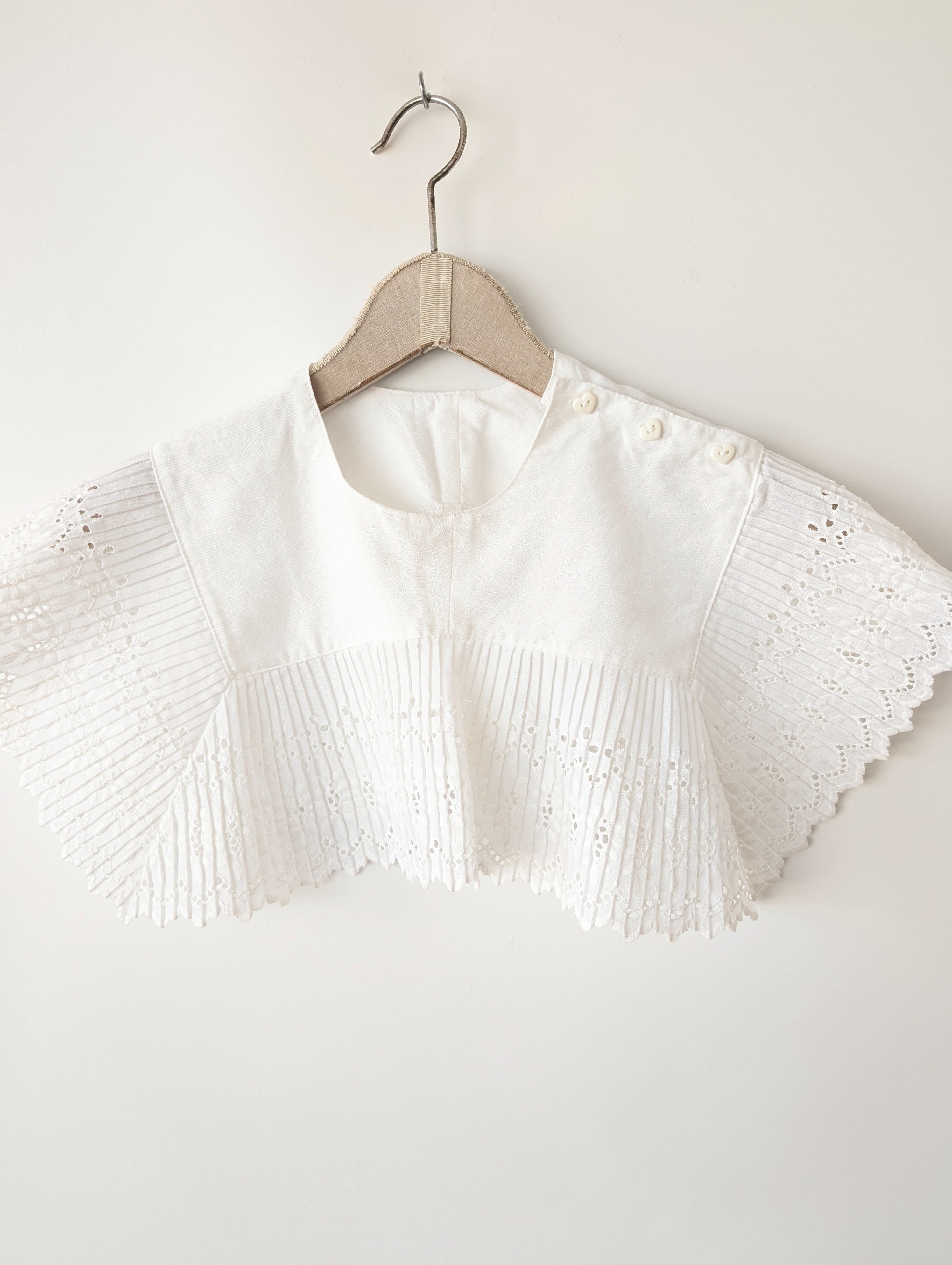 Kragen 80s Accessoires Volants & Spitze (S-M)