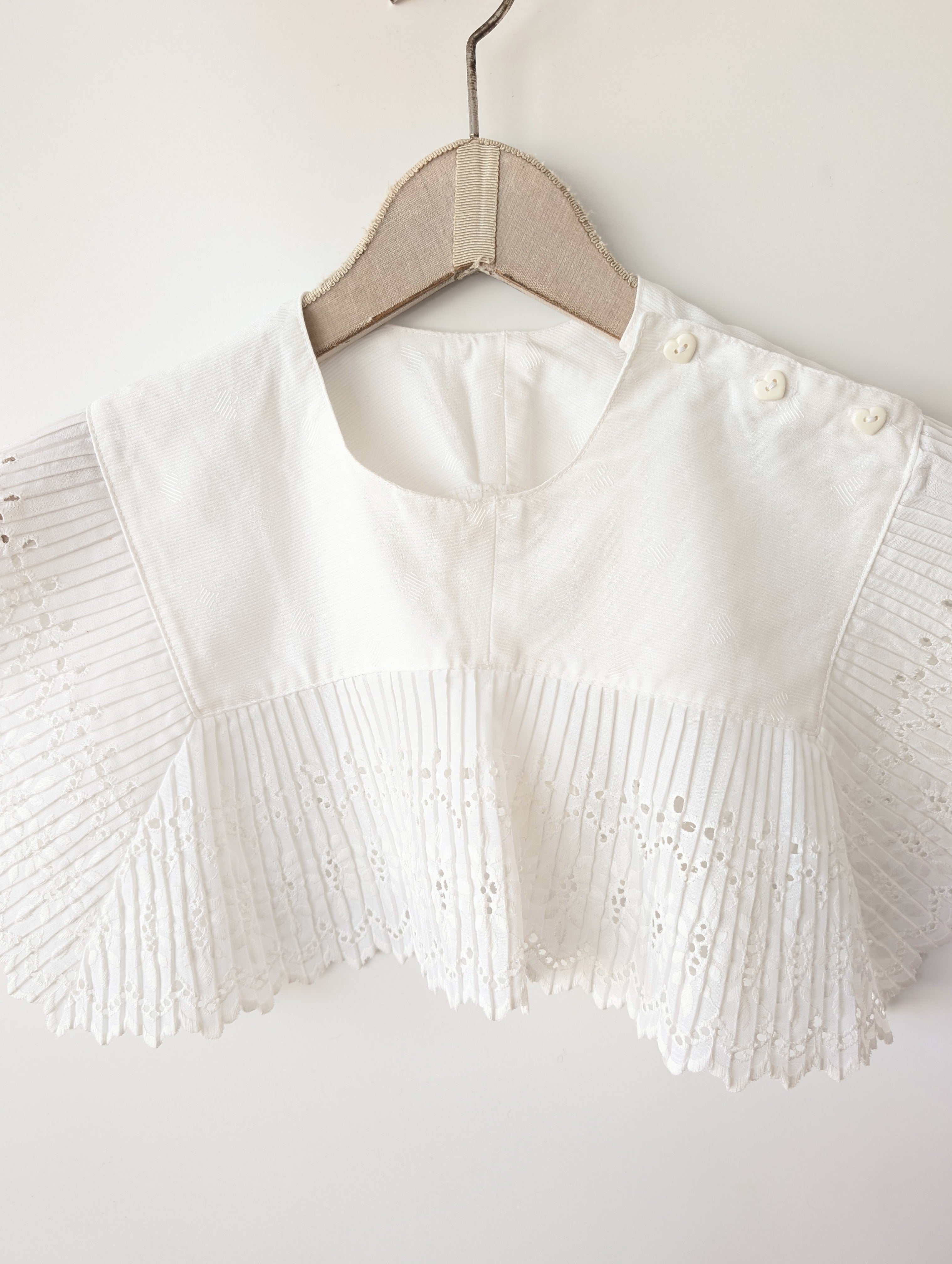 Kragen 80s Accessoires Volants & Spitze (S-M)