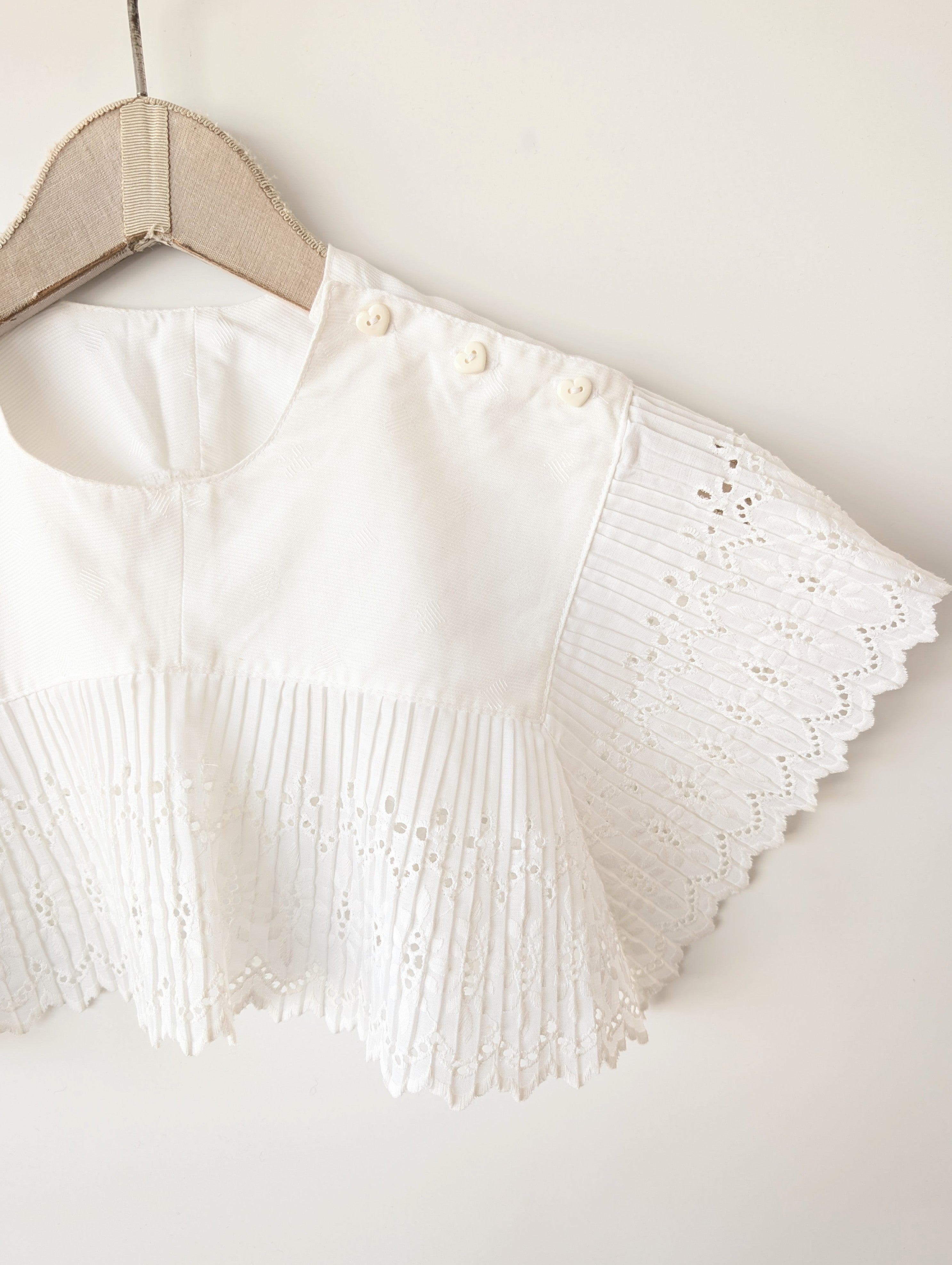 Kragen 80s Accessoires Volants & Spitze (S-M)