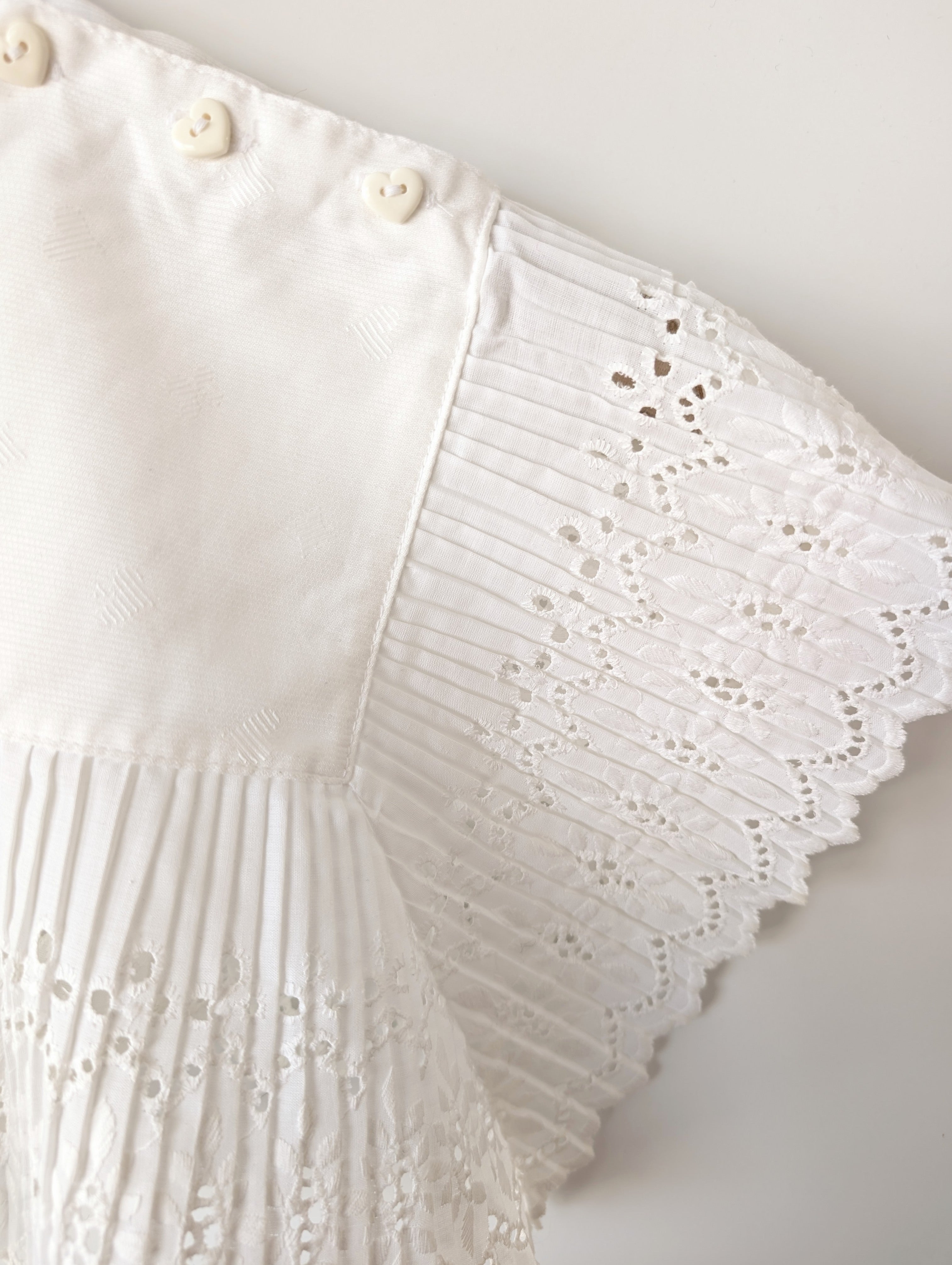 Kragen 80s Accessoires Volants & Spitze (S-M)