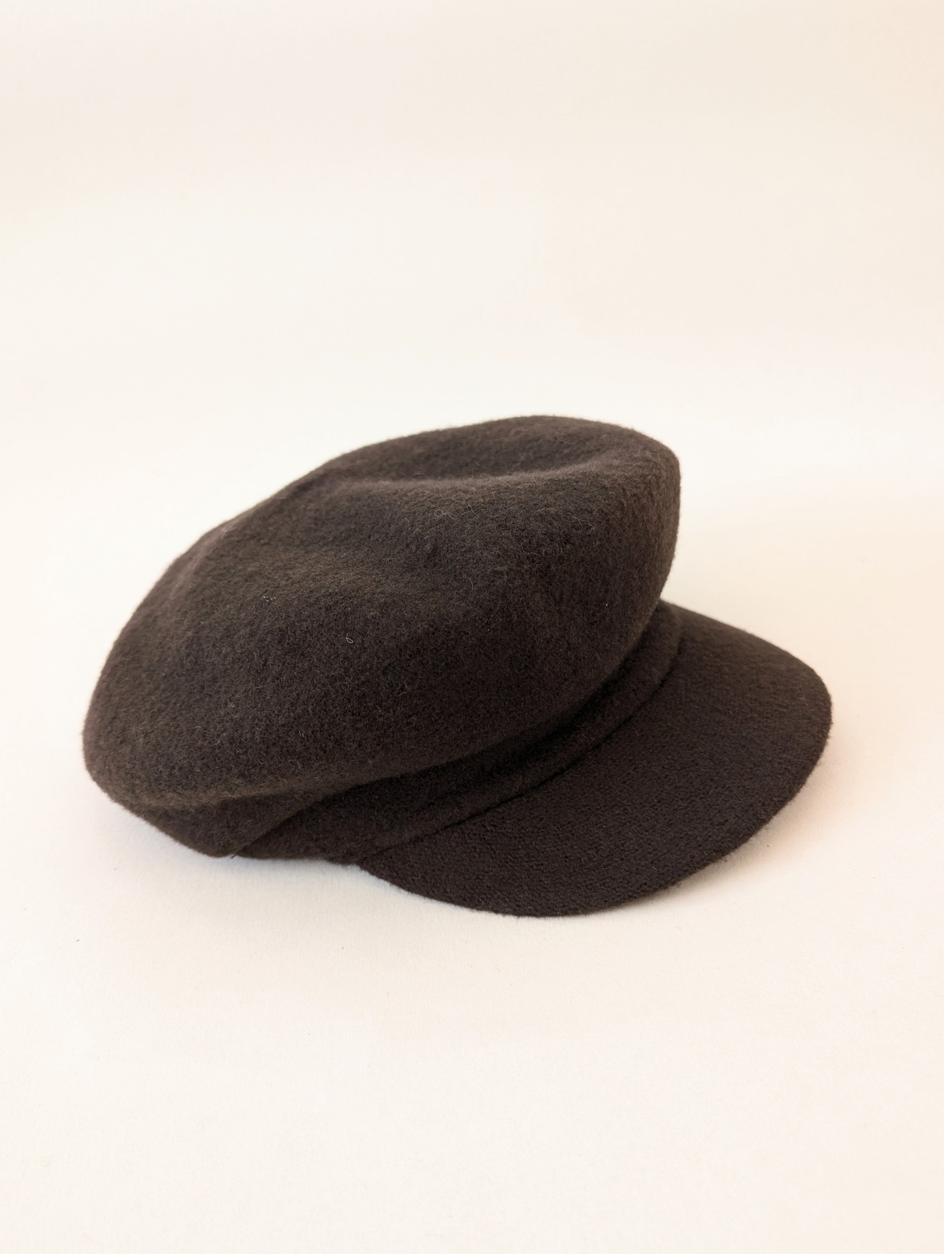 Ballonmütze Schirm Y2K Wolle