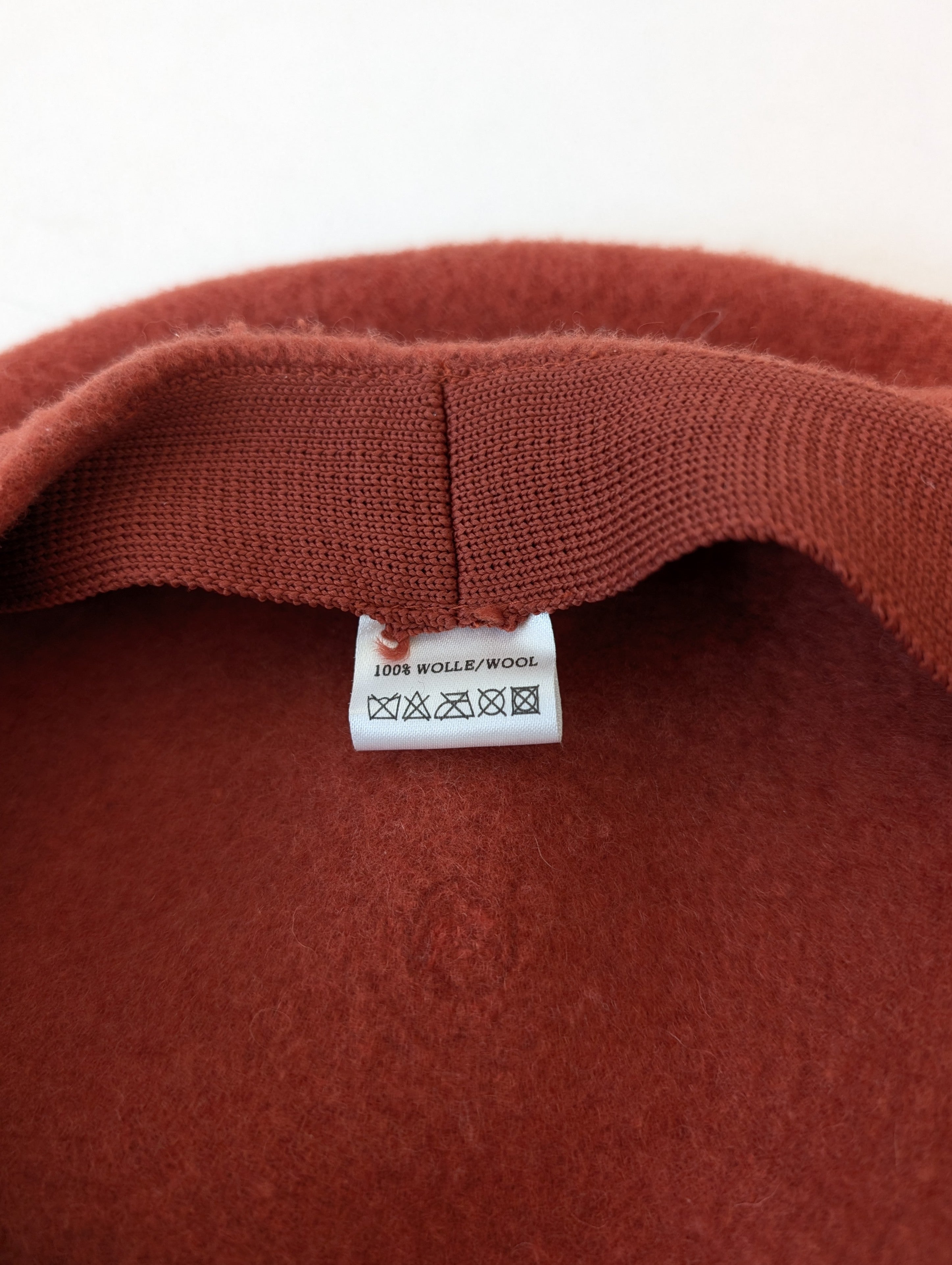 Ballonmütze Schirm Y2K Wolle