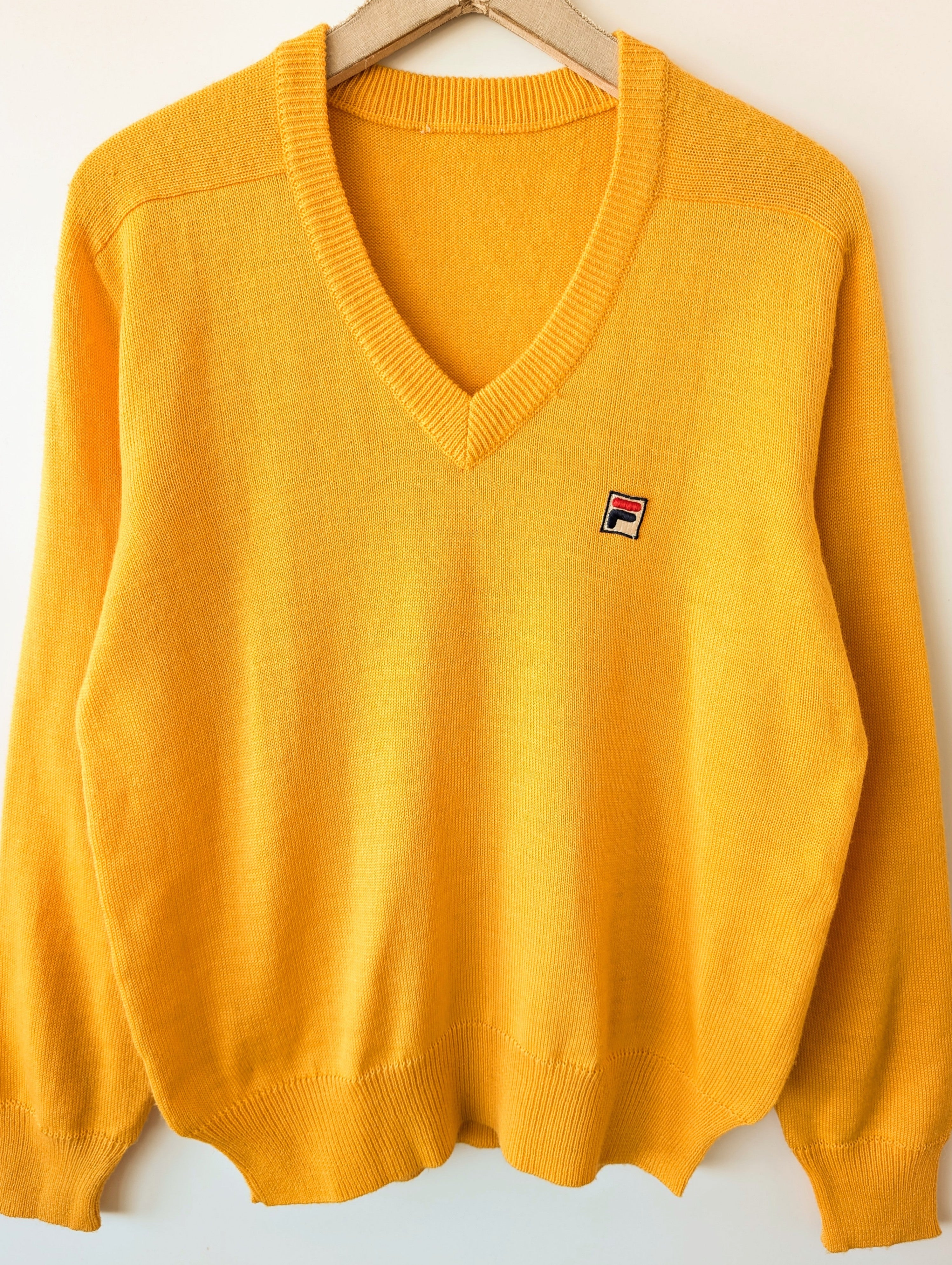 *Fila* Pullover 80s Tennis Senfgelb (L)