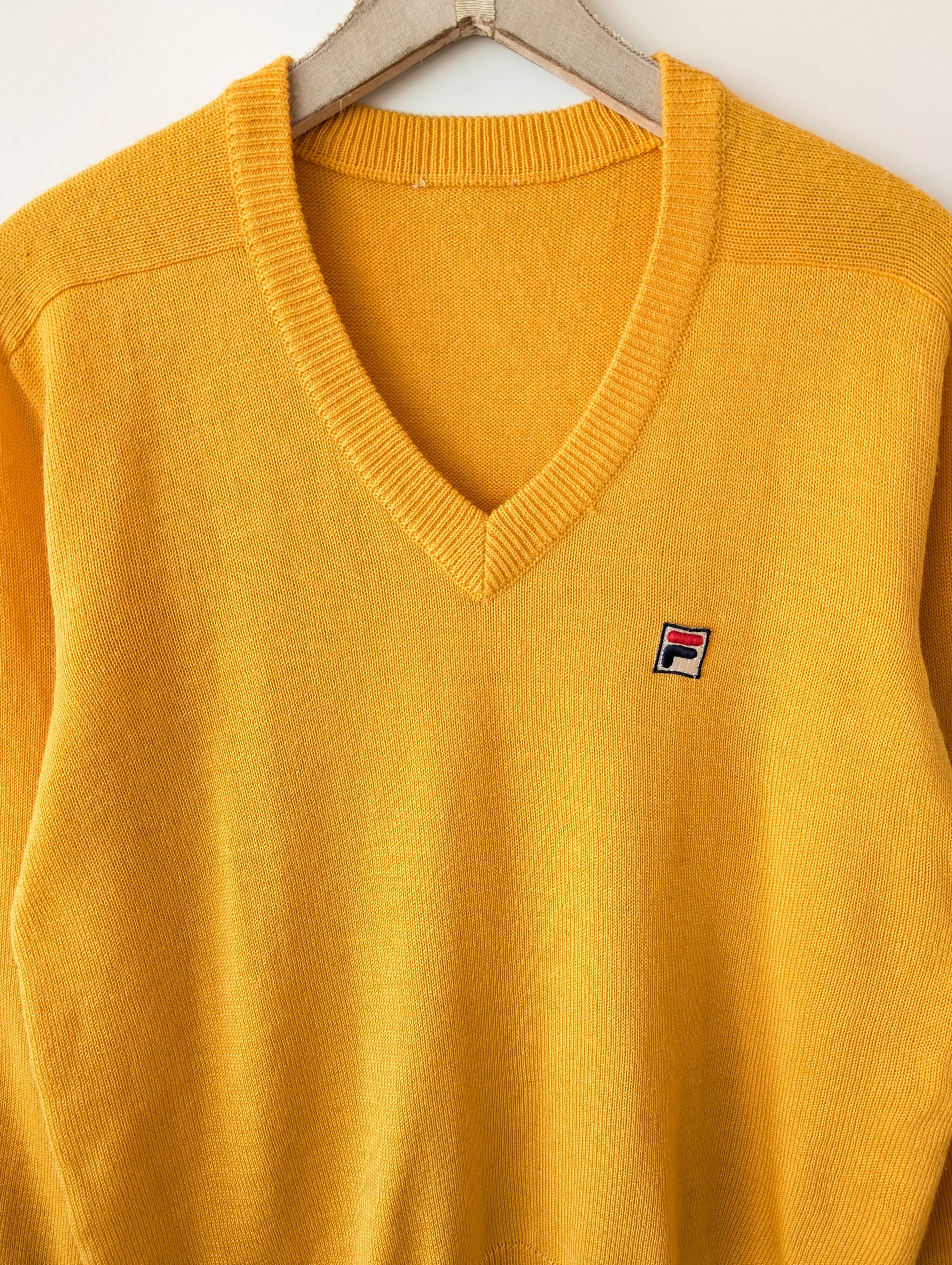 *Fila* Pullover 80s Tennis Senfgelb (L)