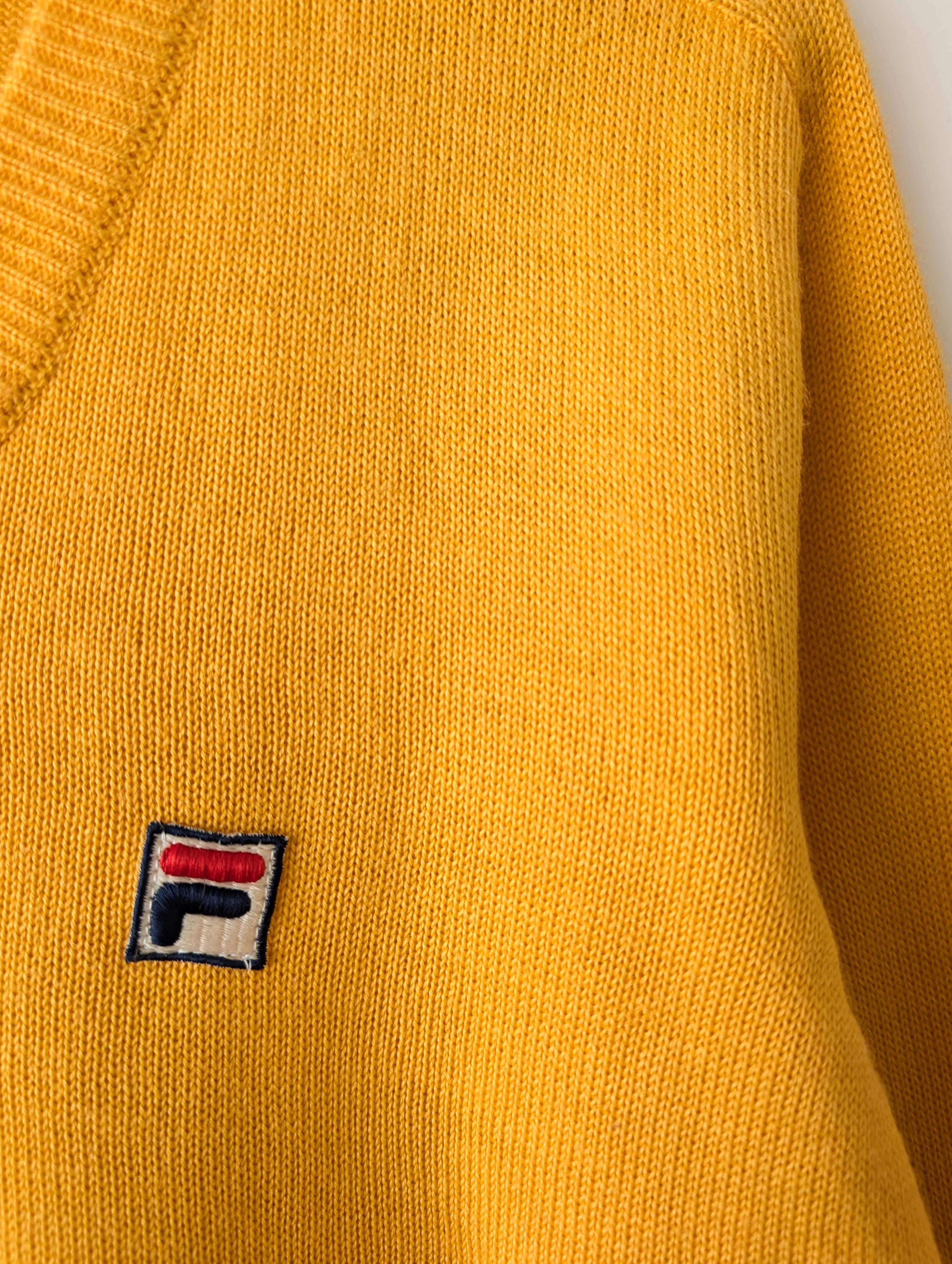 *Fila* Pullover 80s Tennis Senfgelb (L)
