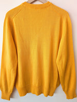 Lade das Bild in den Galerie-Viewer, *Fila* Pullover 80s Tennis Senfgelb (L)
