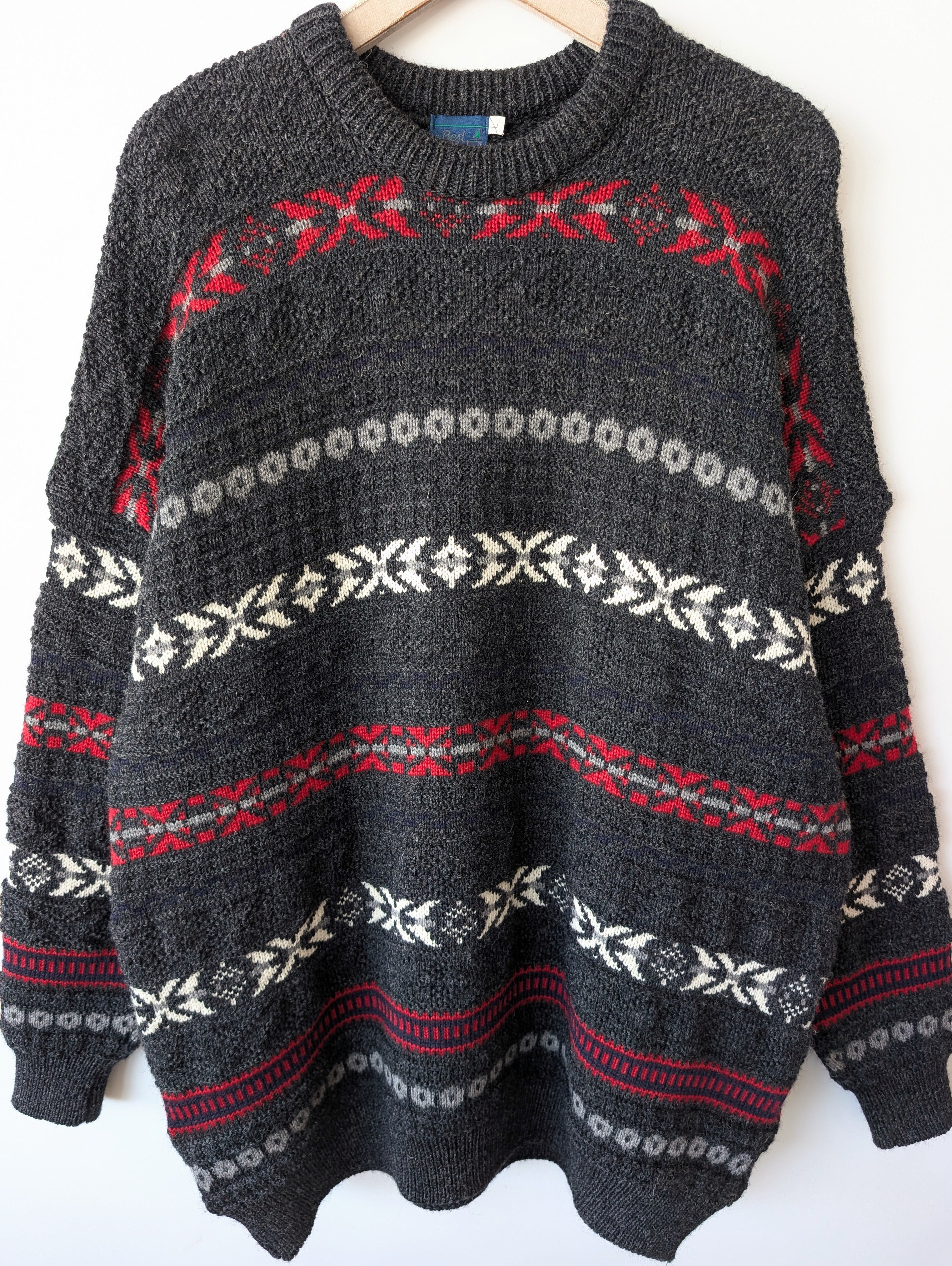 *Best Company* Pullover Norweger Wolle (XL)