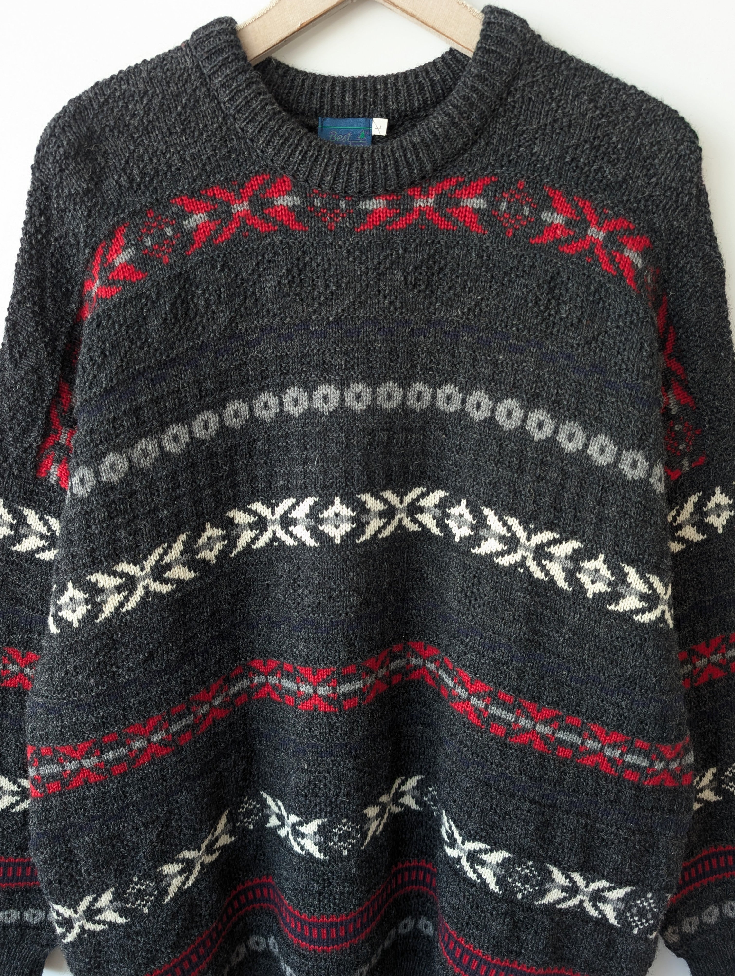 *Best Company* Pullover Norweger Wolle (XL)