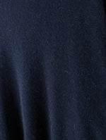 Lade das Bild in den Galerie-Viewer, *Angora &amp; Lammwolle* Pullover Rollkragen Marineblau (L)
