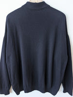 Lade das Bild in den Galerie-Viewer, *Bogner* Pullover Troyer Wolle Marineblau (L-XL)
