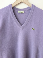 Lade das Bild in den Galerie-Viewer, *Lacoste* Pullover Wolle Tennis Flieder (L)
