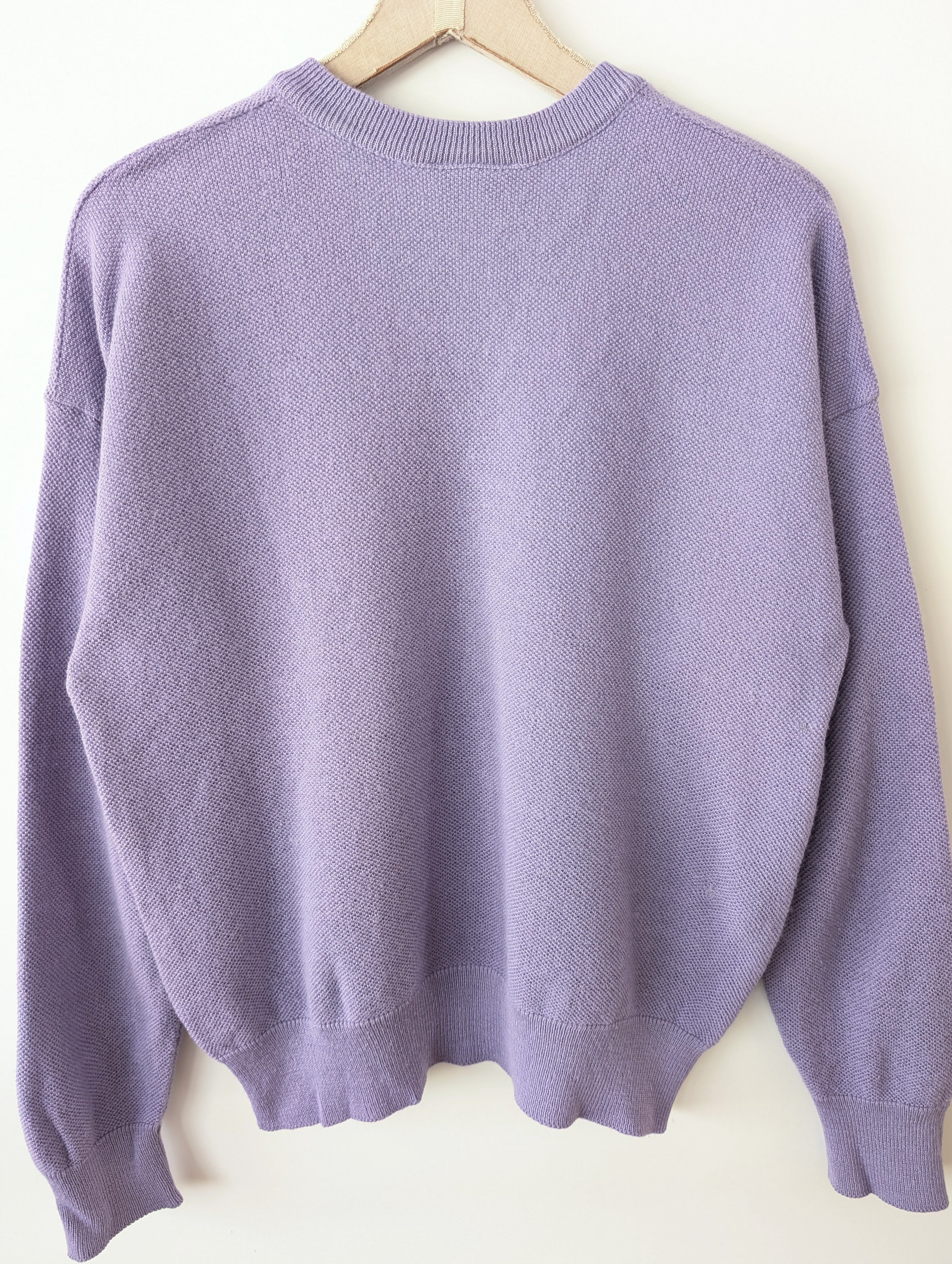 *Lacoste* Pullover Wolle Tennis Flieder (L)