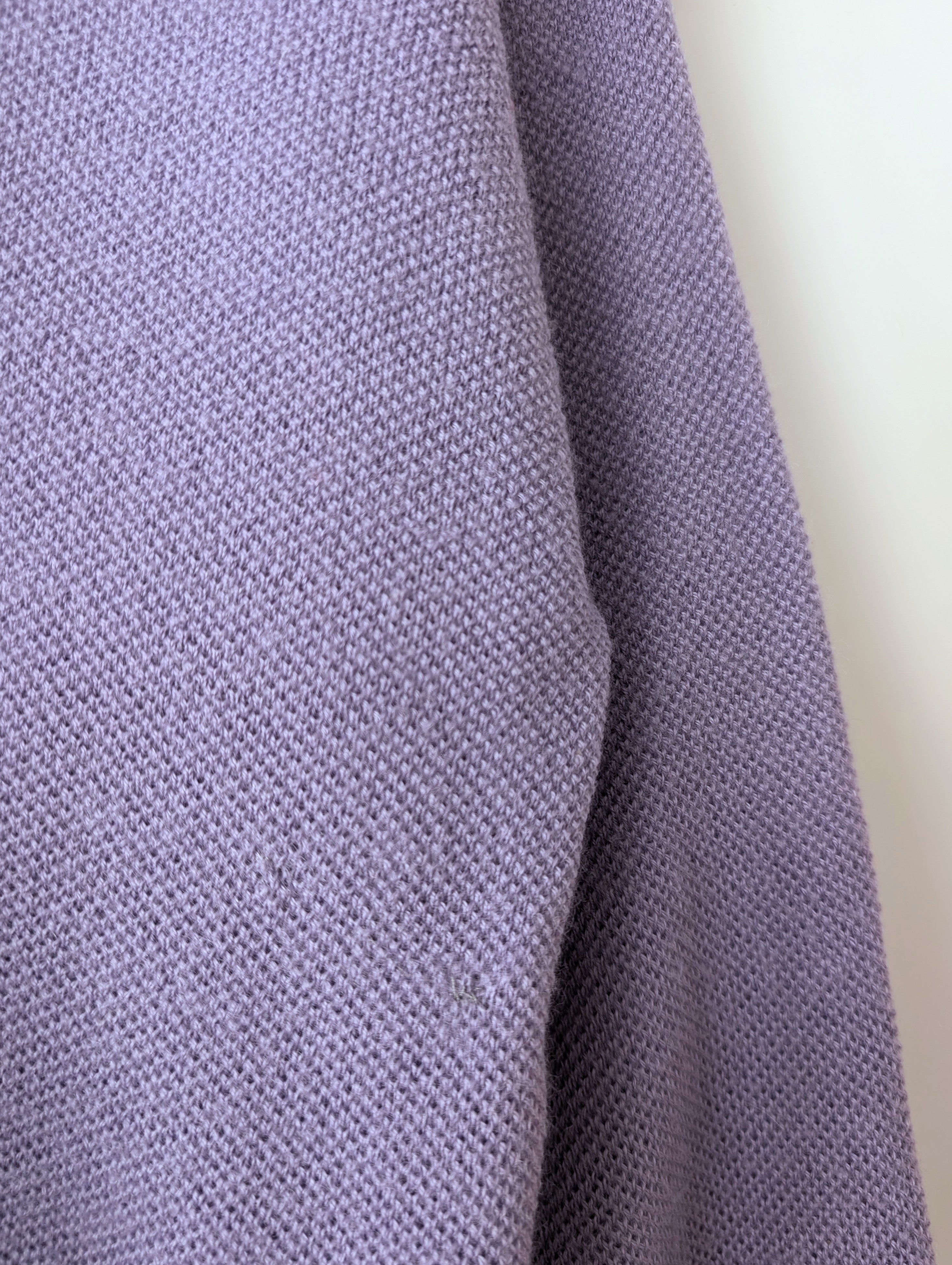 *Lacoste* Pullover Wolle Tennis Flieder (L)