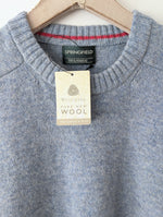 Lade das Bild in den Galerie-Viewer, *Wolle* NEU Pullover Premium Basic Hellblau (L-XL)
