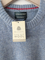 Lade das Bild in den Galerie-Viewer, *Wolle* NEU Pullover Premium Basic Hellblau (L-XL)
