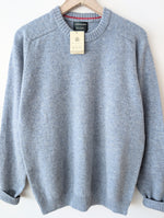 Lade das Bild in den Galerie-Viewer, *Wolle* NEU Pullover Premium Basic Hellblau (L-XL)
